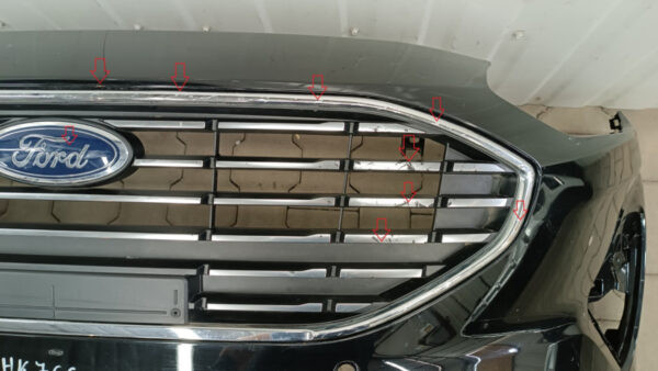Bumper Ford Fiesta MK8 VIII facelift 21- N1BB-17757-A Voorbumper HK766