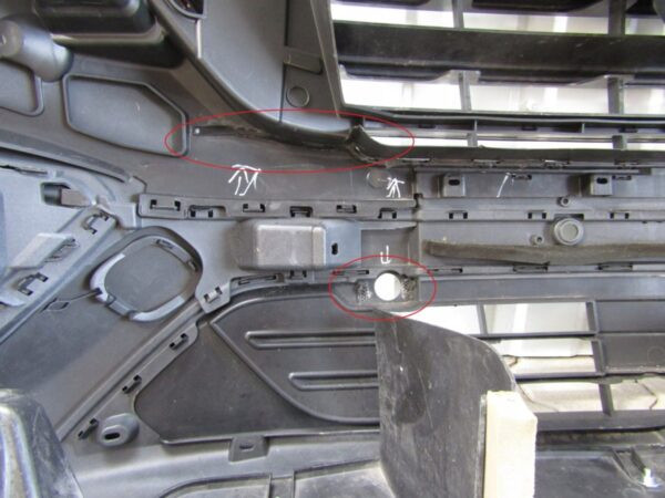 Bumper Ford Transit Custom FACELIFT 17- 11153933899 Voorbumper KS3525