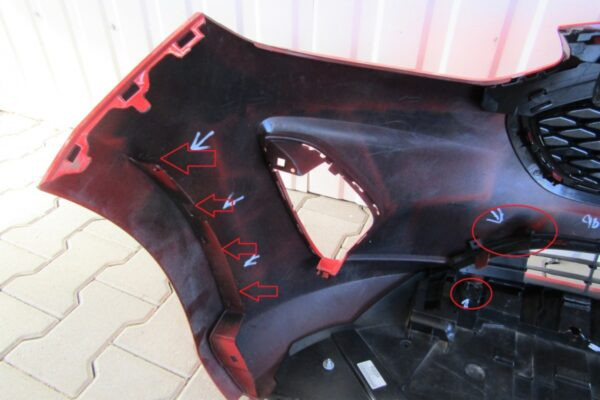 Bumper Ford Fiesta MK8 VIII 17- h1bb17k819 Voorbumper KS4210