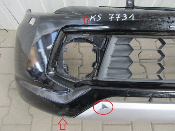 Bumper Mitsubishi L200 5 V 15- 6400F763 Voorbumper KS7731