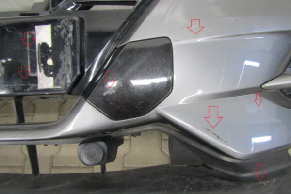 Bumper Nissan Qashqai 2 II FACELIFT 17-21 62022HV00H Voorbumper HK713