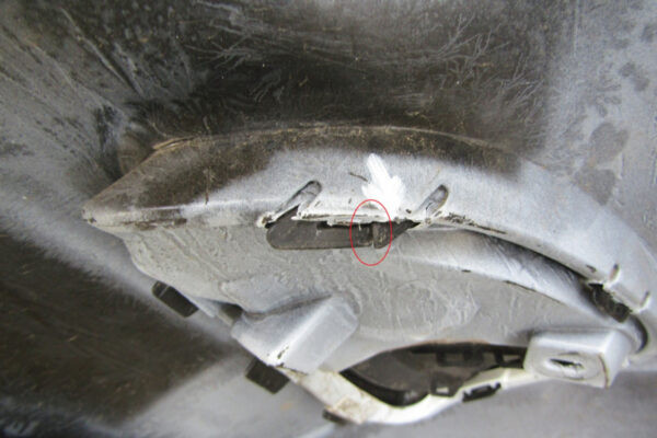 Bumper Ford Fiesta MK8 VIII FACELIFT 21- PDC N1BB-17757-A Voorbumper PJ392