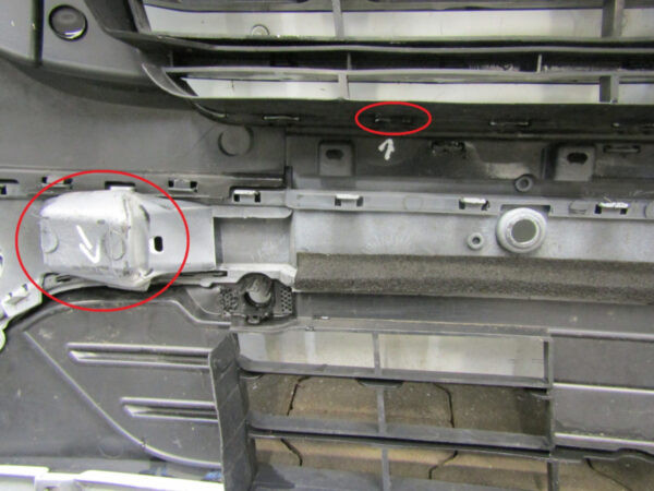 Bumper Ford Tourneo Custom Titanium FACELIFT 17 JK21-R17757 Voorbumper KS6663