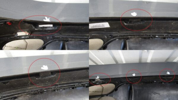 Bumper Mercedes E W213 213 AMG FACELIFT SEDAN 20- A2138850001 Achterbumper PJ201