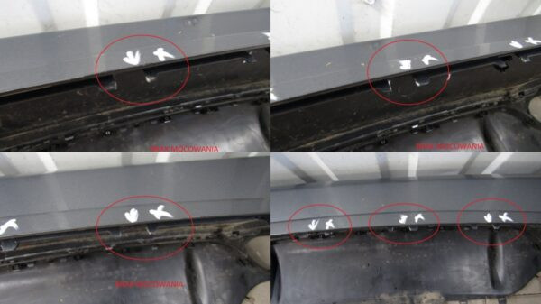 Bumper Mercedes E W213 213 AMG FACELIFT SEDAN 20- A2138850001 Achterbumper PJ201