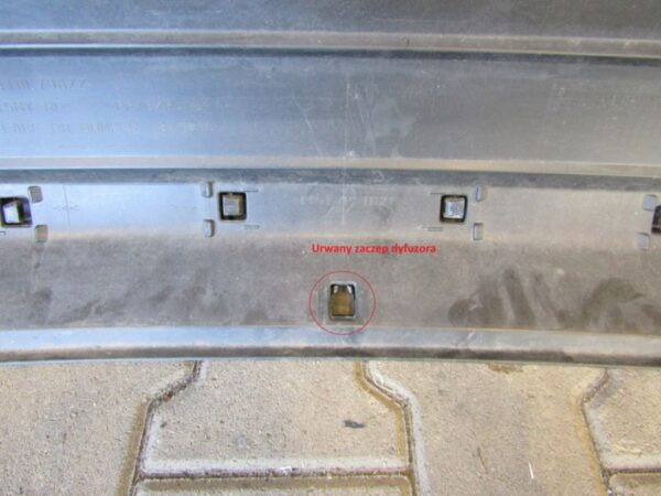 Bumper Mitsubishi Outlander 3 Hybryda 15-18 10494505620 Achterbumper Q287