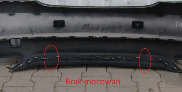 Bumper MERCEDES CLA W117 FACELIFT 16- Achterbumper Q3698