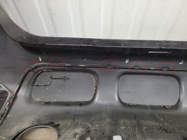 Bumper Citroen C3 Aircross 17-13489730Achterbumper PJ1240