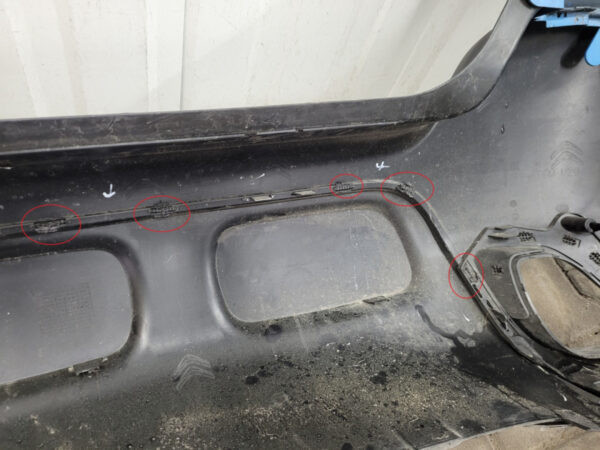 Bumper Citroen C3 Aircross 17-13489730Achterbumper PJ1240