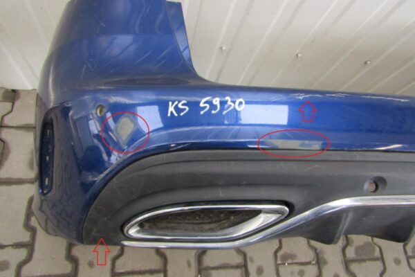 Bumper Mercedes C-Klasse W205 AMG Kombi Facelift 18 A2058856538 Achterbumper KS5930