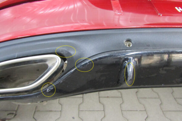 Bumper Mercedes C W205 COUPE CABRIO AMG 15-21 A2058858838  Achterbumper HK232