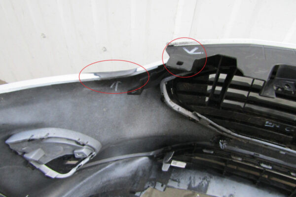 Bumper  Ford Fiesta MK8 VIII facelift pdc 21- N1BB-17757-A Voorbumper HK408