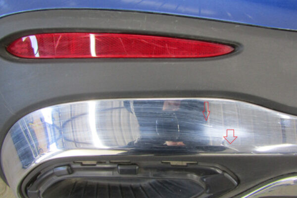 Bumper MERCEDES W254 X254 GLC AMG 22-A2548859001  Achterbumper HK447
