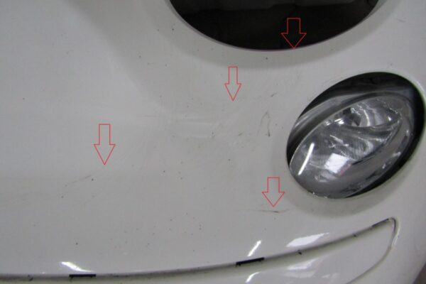 Bumper	Fiat 500 07-15 735426888  Voorbumper HK538