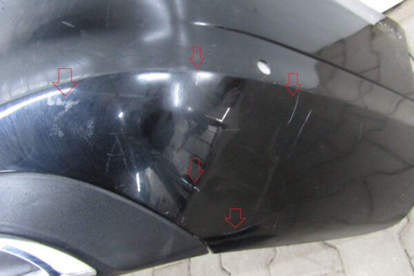 Bumper MERCEDES C-KLASSE W205 205 SEDAN FACELIFT 18-24 A2058850138 Achterbumper HK567