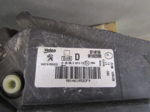 KOPLAMP Peugeot Partner 4 IV Rifter STANDAARD 18-23 RH RECHTS 9816826880 S1167/K5/9F