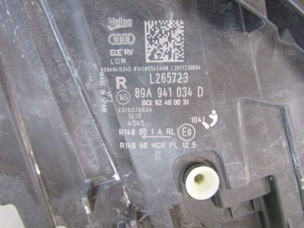 KOPLAMP AUDI Q4 E TRON FULL LED 21- RECHTS 89A941034D S1268/A150