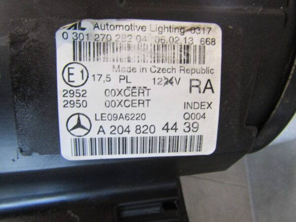 KOPLAMP MERCEDES C KLASSE W204 FACELIFT XENON ILS 11-14 A2048204439 RECHTS A1218/4K/7A