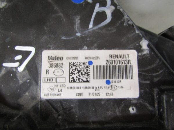 KOPLAMP DACIA DUSTER 2 II FACELIFT 21-24 LED RECHTS 260101613R S1156/K4/9F