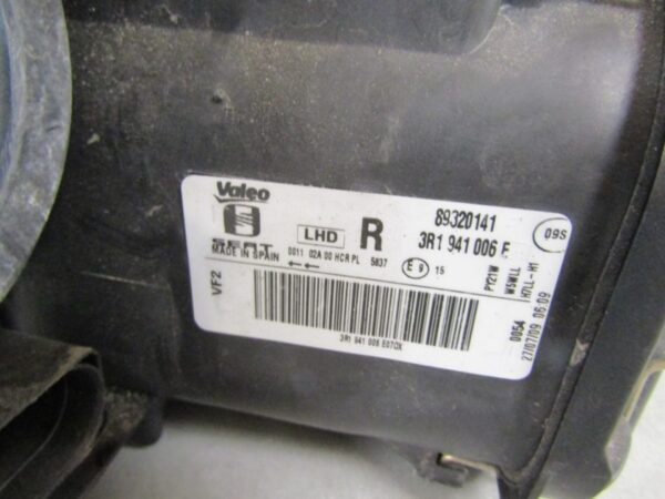 KOPLAMP SEAT EXEO STANDAARD 08-11 RH RECHTS 3R1941006E A1226/4K/6A