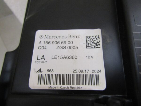 KOPLAMP MERCEDES GLA W156 FACELIFT FULL HIGH LED PERFORMANCE 17-20 LH A1569066900  LINKS A1347/5K/3A