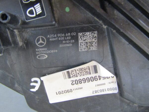 Koplamp MERCEDES GLC 2 W254 Full LED Digital Light 22-Rechts A2549066802 A1359/4K/4B