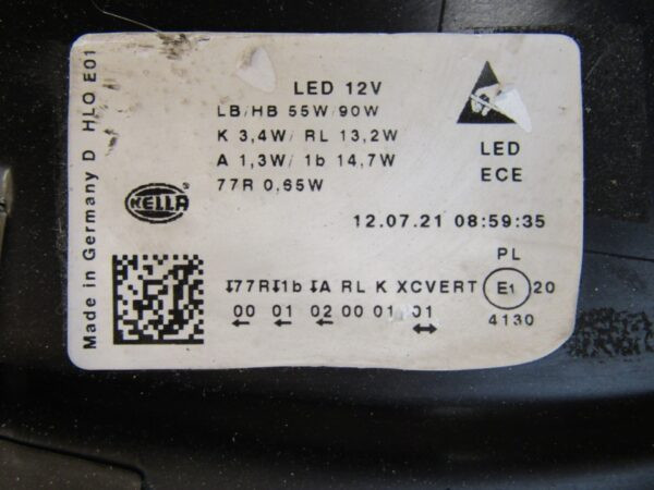 KOPLAMP MERCEDES E KLASSE W213 MULTIBEAM 17-20 RH RECHTS S1137/B16
