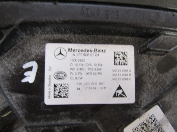 KOPLAMP MERCEDES A-KLASSE W177 FACELIFT MULTIBEAM 23- LH LINKS A1779065704 S1174/K5/10F