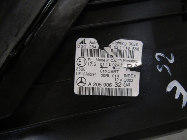 KOPLAMP MERCEDES C-KLASSE W205 FULL LED ILS 14-18 RH RECHTS A2059063204 A1282/5K/10C
