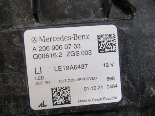 KOPLAMP MERCEDES C-KLASSE W206 FULL HIGH LED PERFORMANCE 21- LH LINKS A2069060703 S1210/D178