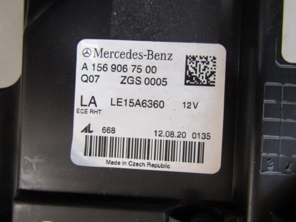 KOPLAMP Mercedes GLA W156 FACELIFT FULL LED PERFORMANCE 17-20 LINKS A1569067500  S1134/B60