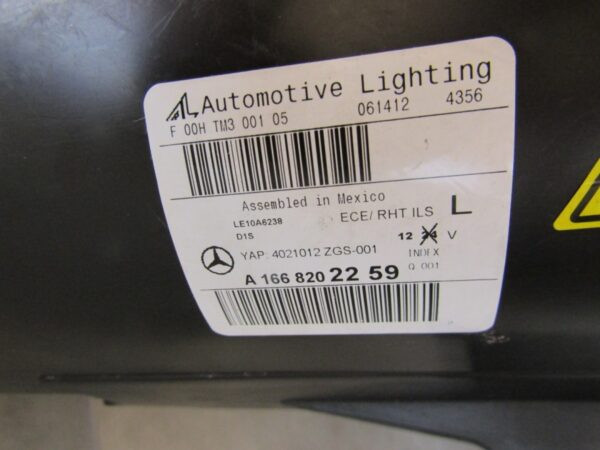 KOPLAMP MERCEDES ML W166 XENON 11-15 LINKS A1668202259 A1222/4K/5A