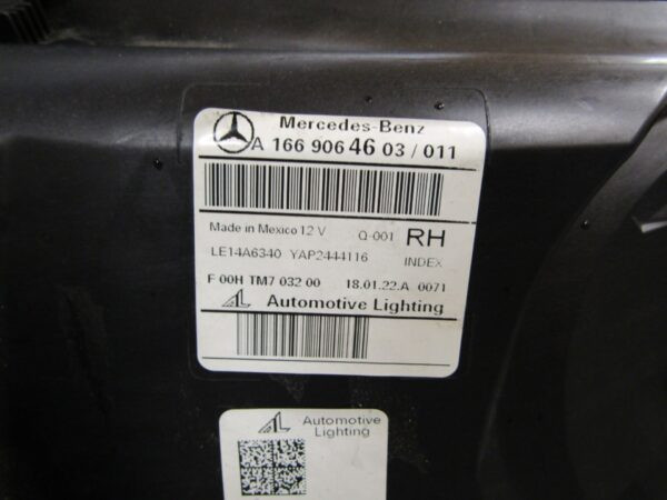 KOPLAMP MERCEDES GLS X166 W166 FULL LED ILS RECHTS 15-19 A1669064603 S1160/K5/16G