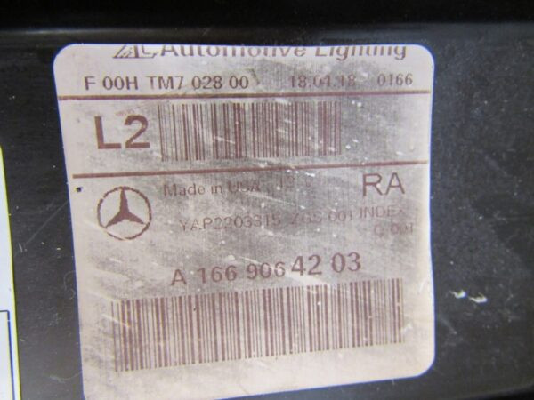 KOPLAMP MERCEDES GLE W166 FACELIFT FULL LED ILS 15-19 RH RECHTS A1669064203 A1223/4K/4A