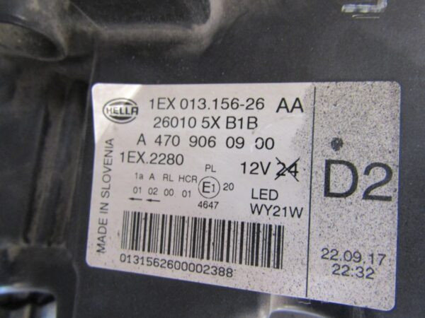 KOPLAMP MERCEDES X-KLASSE X KLASSE W470 FULL LED RECHTS 17-20 A4709060900  S1236/K4/12A
