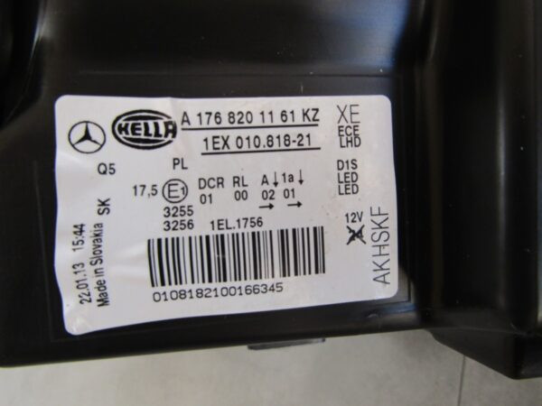 KOPLAMP MERCEDES A KLASSE W176 XENON 12-15 A1768201161 BIXENON LINKS S1136/B36