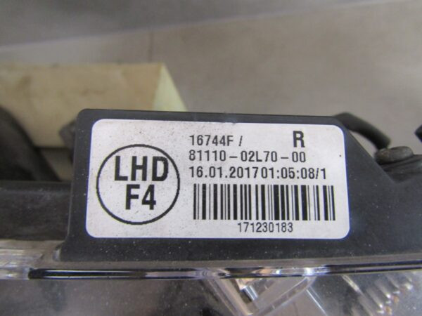 KOPLAMP Toyota Corolla E16 FACELIFT FULL LED 16-19 RH RECHTS 81110-02L70 S1172 K5/10B