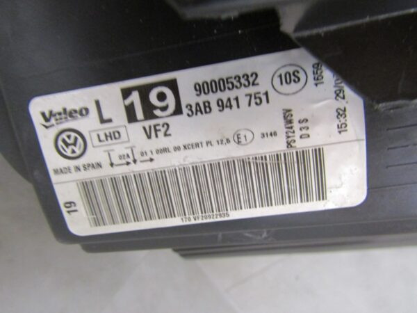 Koplamp VW VOLKSWAGEN PASSAT B7 XENON + LED 10-14 LH 3AB941751 LINKS  A1209/4K/7E
