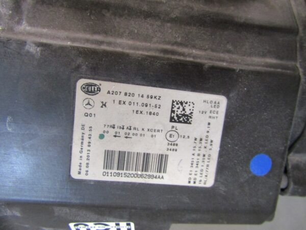 KOPLAMP MERCEDES E KLASSE W207 207 FULL LED ILS FACELIFT 13- RECHTS RH A2078201459 A1273/5K/16F
