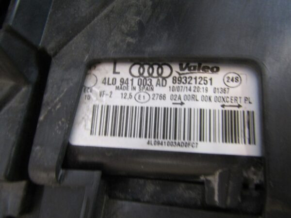 KOPLAMP AUDI Q7 4L XENON FACELIFT 09-15 LH LINKS 4L0941003AD A1258//4K/2B