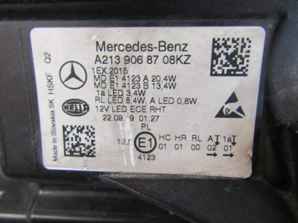 KOPLAMP Mercedes E-Klasse 213 FULL LED PERFORMANCE 16-20 LH LINKS A2139068708 Q1081/K4 7G