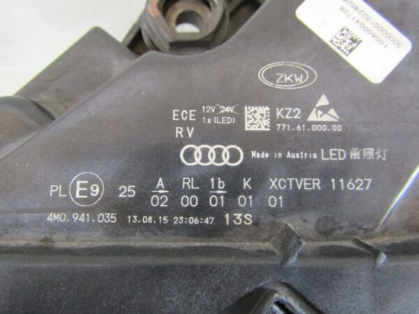 Koplamp Audi Q7 4M0 FULL LED MATRIX 15-19 LH 4M0941035 LINKS Q1095/B121