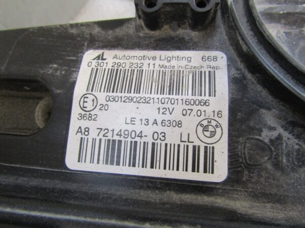 KOPLAMP BMW 2 SERIE F45 F46 LED- 14-18 RH RECHTS 7214904 Q1140/F45