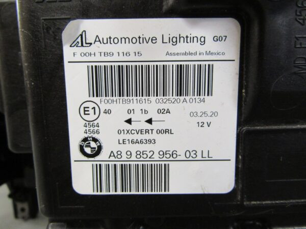 Koplamp BMW X7 G07 LASER 18-22 RH A89852956 RECHTS Q1053/K5 2E