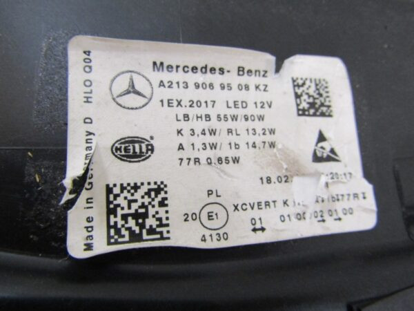 Koplamp Mercedes E-Klasse W213 MULTIBEAM 16-21 A2139069508 LINKS Q1045/K5 14A