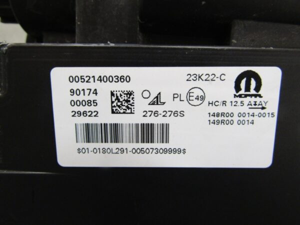 Koplamp Fiat 500E 2 II STANDAARD 20- LH LINKS 00521400360 Q1139/D47