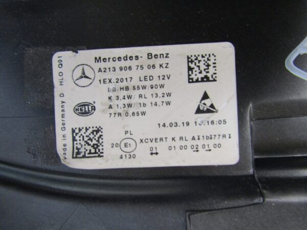 KOPLAMP Mercedes E-Klasse W213 MULTIBEAM 16-20 LH LINKS A2139067506 S1184/D11