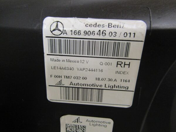 KOPLAMP Mercedes GLS X166 W166 FULL LED ILS 15-19 A1669064603 Q1058/K5 6B