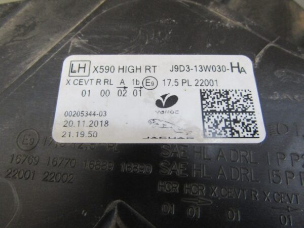 KOPLAMP Jaguar I PACE FULL LED HIGH 18- LH LINKS J9D3 13W030 Q1147/K4 14G