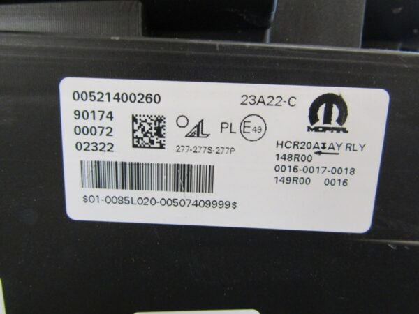 Koplamp Fiat 500E 2 II FULL LED 20- RH RECHTS 00521400260 Q1085/K5 12A